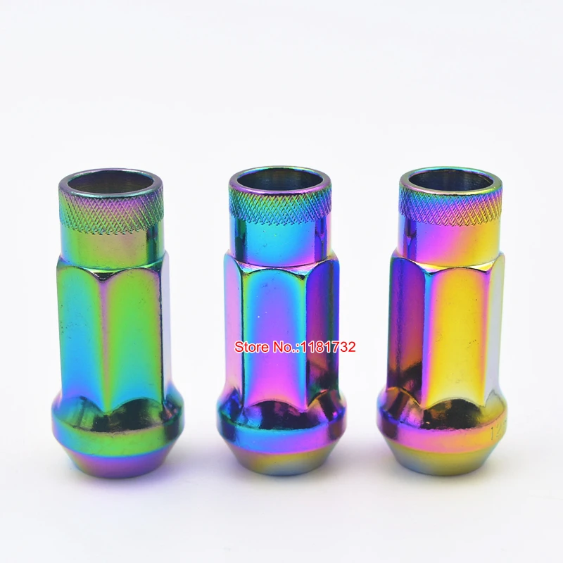 Радуга Neochrome M12x1.5/M12x1.25 MuteKi SR48 Сталь Racing Wheel гайки|racing wheel lug nuts|lug nutswheel nuts |