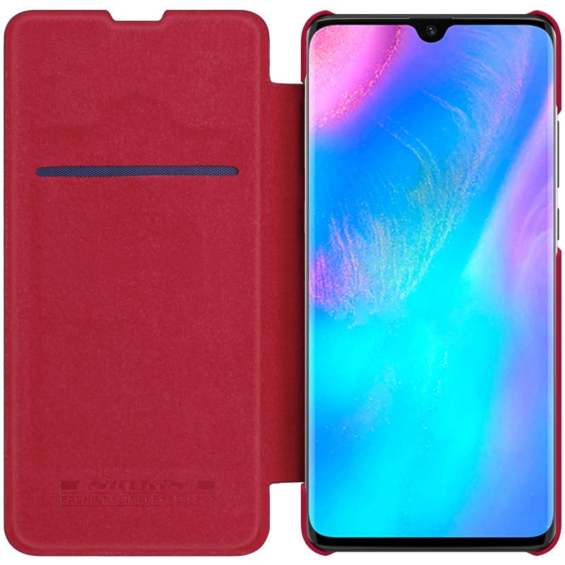Чехол для Huawei p30 pro чехол NILLKIN из искусственной кожи флип высокого качества