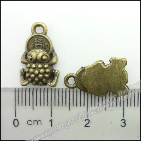 Винтажные Подвески в виде лягушки подвеска из античной бронзы и цинкового сплава