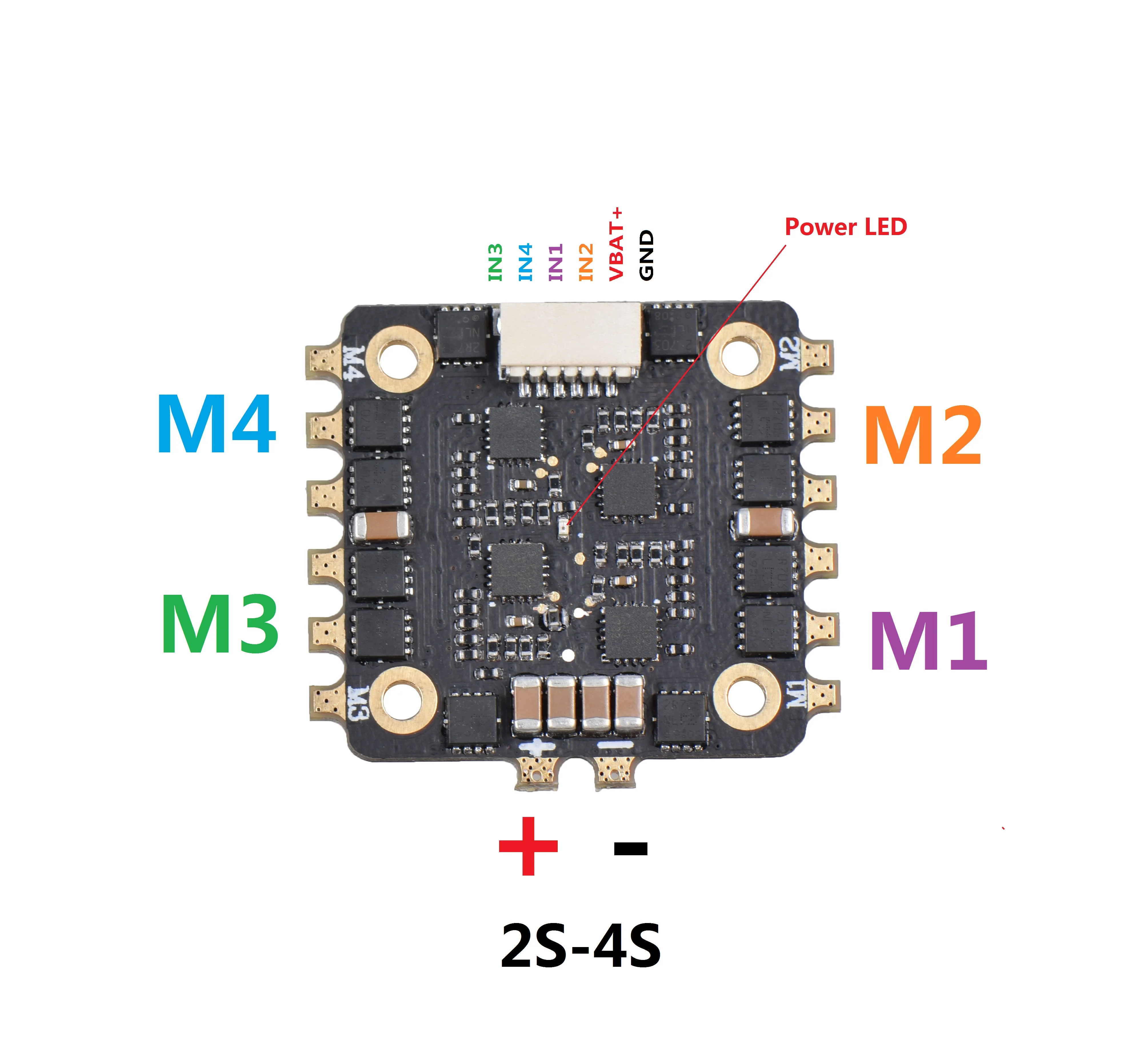 EM15A/25A 2 4S Dshot600 blheli _ S 4 в 1 ESC для FPV гоночного дрона|Детали и аксессуары| |