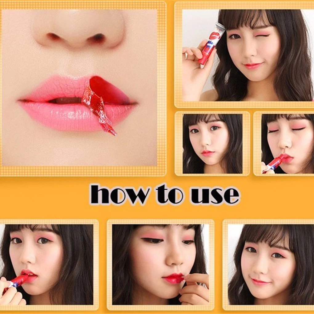 6 colors Girls women Lipstick 1pcs liquid matte lipstick romantic bear