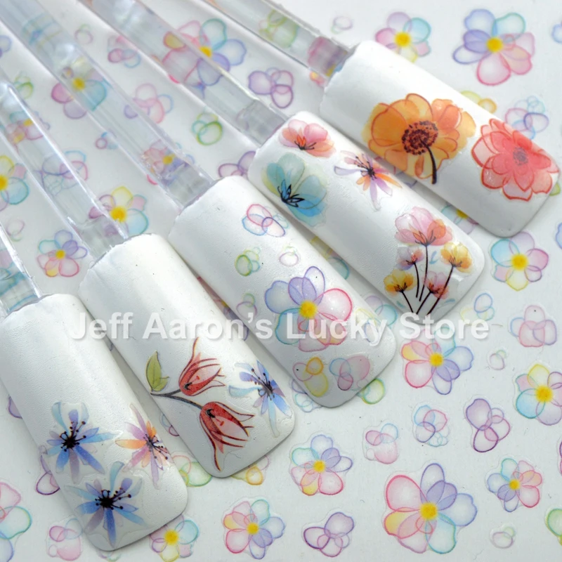 10 листов декоративные наклейки для дизайна ногтей | Красота и здоровье