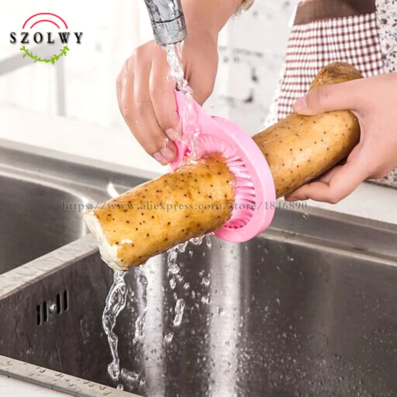 random color kitchen gadgets Cuisine Vegetable Surface Cleaning Portable Corn Brush as seen on tv|corn brush|kitchen gadgetsgadget cuisine |