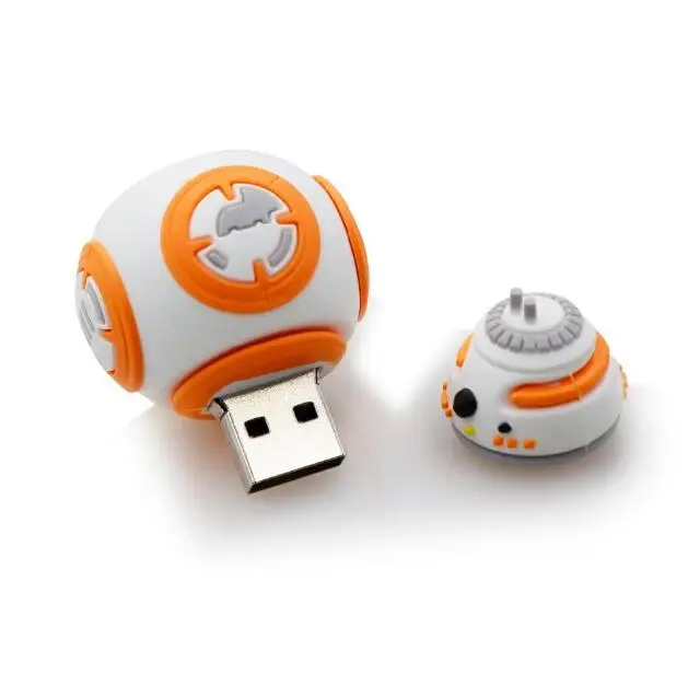 Usb флеш-накопитель Star wars BB-8 32 ГБ 16 Гб Флешка 128 мультяшная креативная флеш-карта