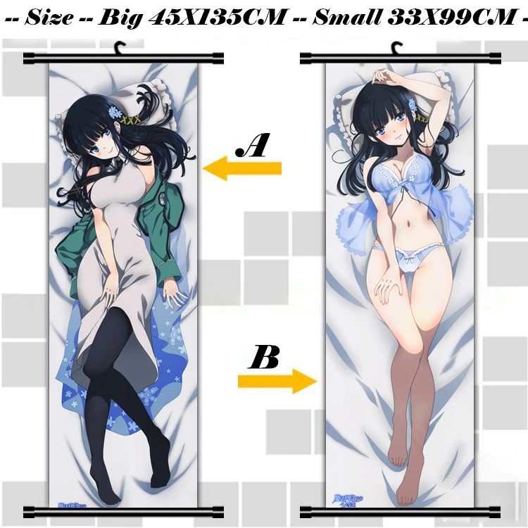 45X135 см Mahouka Koukou без rettousei Сиба Миюки cameltoe мультфильм аниме стены прокрутки картина