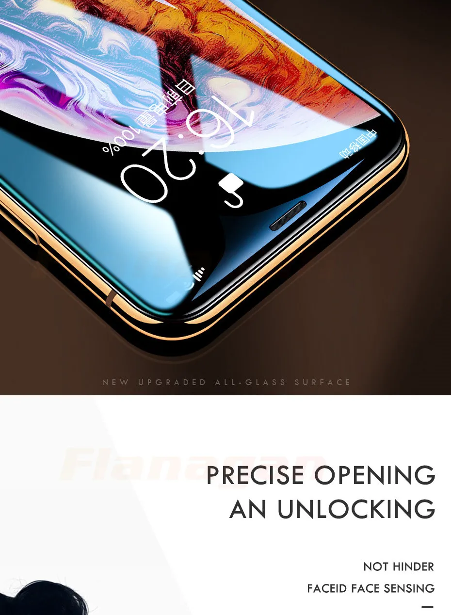 15D Защитное стекло для iPhone 6 6s 7 8 plus XR X XS стекло полное покрытие iPhone 11 Pro Max защита экрана закаленное стекло