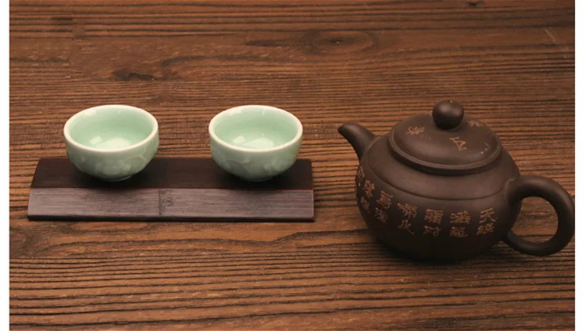 Китайский кунг-фу чайные аксессуары держатель для полотенец бамбуковая чашка