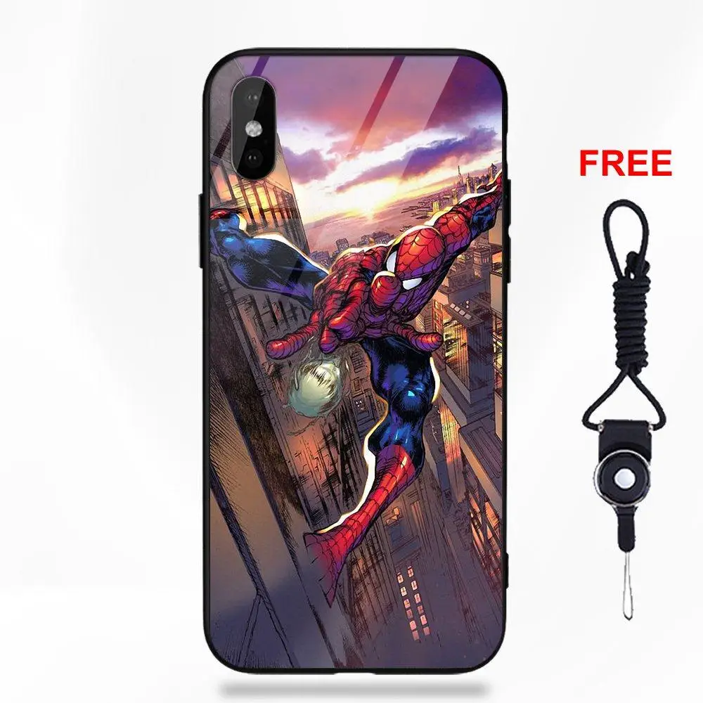 Vvcqod Comics Spider Man Venom для Apple iPhone 5 5C 5S SE 6 6S 7 8 Plus X XS Max XR Мягкий ТПУ оправа закаленное