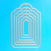 yinise 1007 frame tag metal cutting dies for scrapbooking stencils diy album cards decoration embossing folder die cuts template