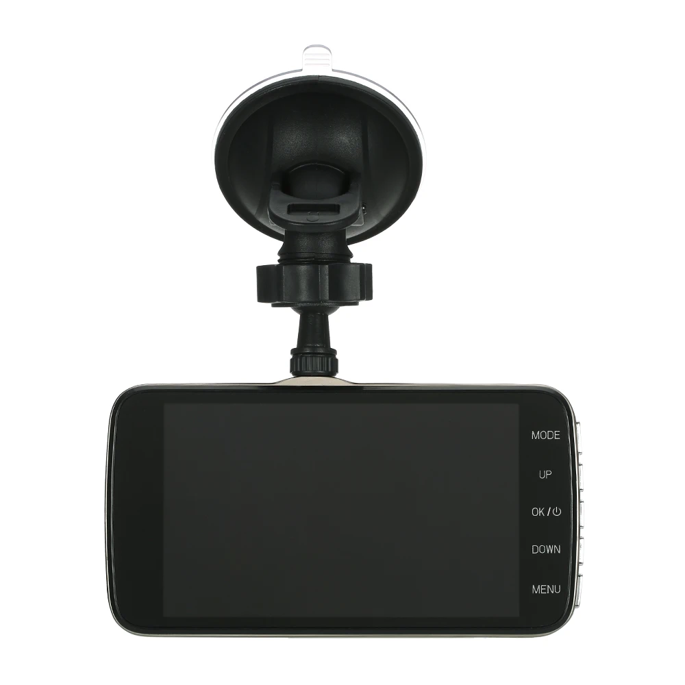 4 &quotДвойной объектив Видеорегистраторы для автомобилей Камера Dash Cam видеокамера
