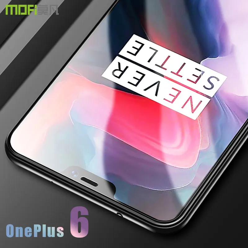 Oneplus 6 чехол MOFI One Plus 6 задняя крышка кожаный чехол для 1+ 6 мягкий силиконовый край Полный чехол для OP6 чехол 6,28''