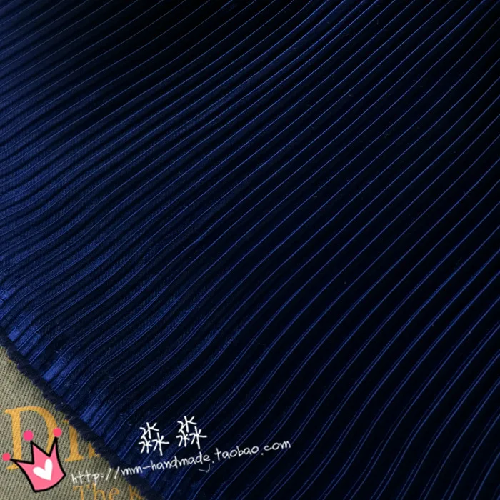 1 шт. ткань для одежды темно синяя полосатая коса платьев сломанная