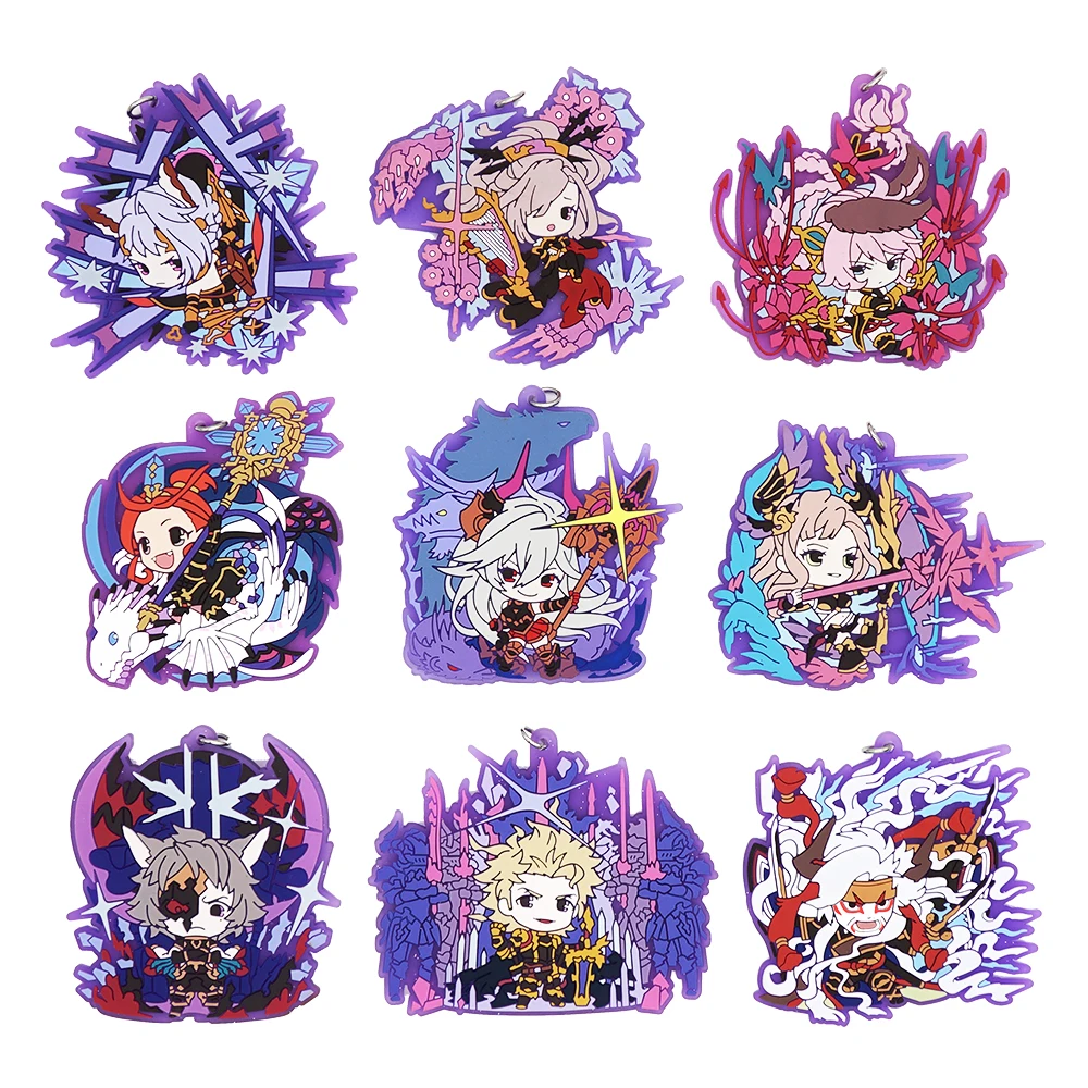 Granblue фантазия брелок с рисунком из игры аниме Эбби лопасти резиновый | Украшения