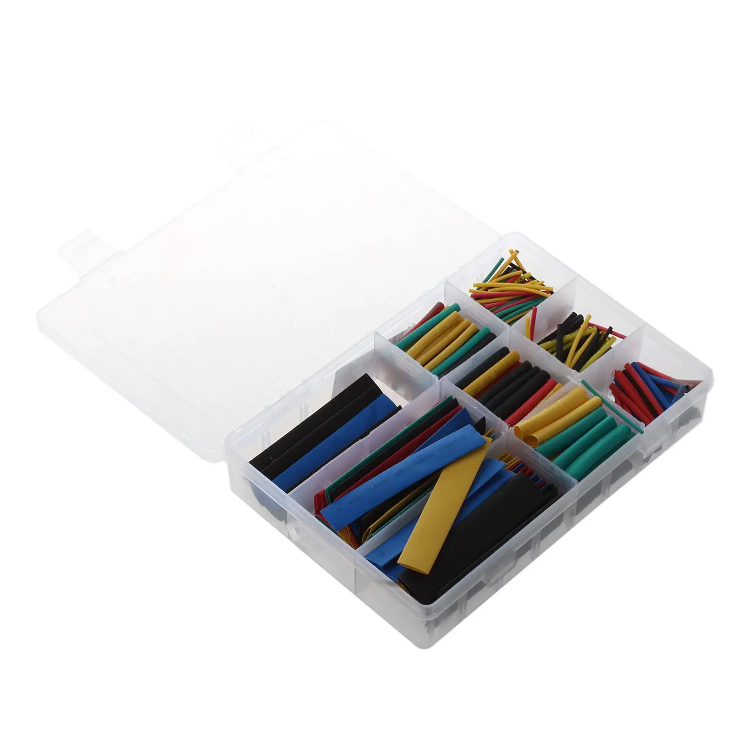 Best price 328PCS 2:1 Polyolefin Heat Shrink Tubing Tube Sleeve Wrap Wire Assortment 8 Size | Обустройство дома