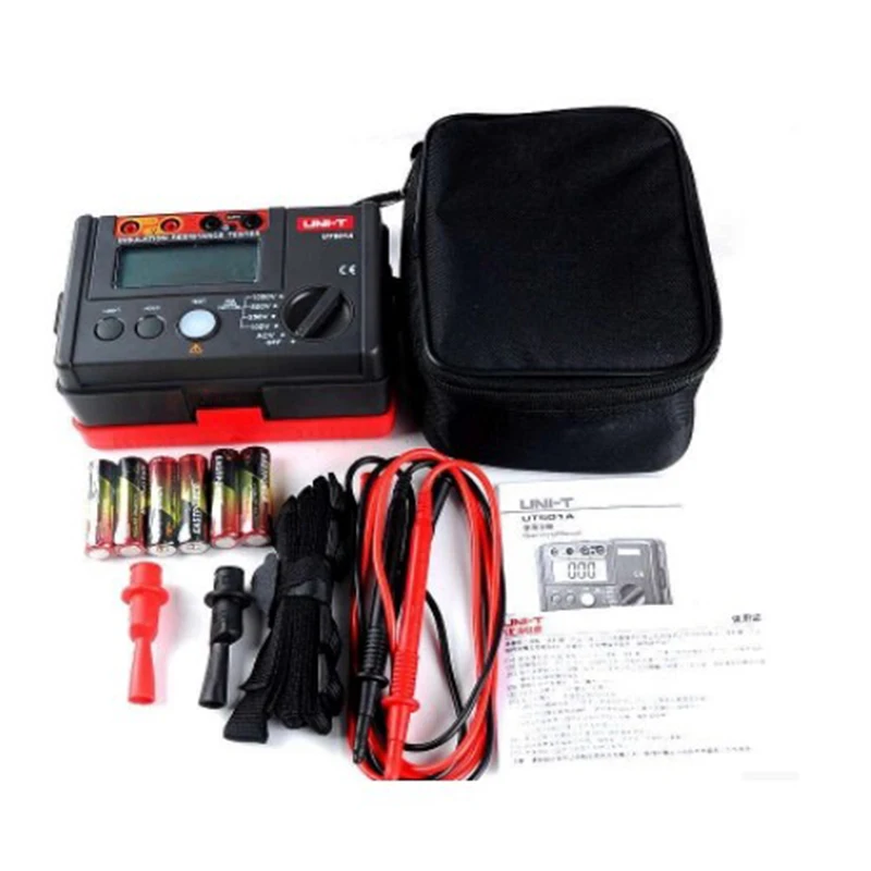 Фотоэлемент UT501B тестер изоляции сопротивления AC напряжения PI DAR Meter 250V/500V/1000V 0% ~ 10%