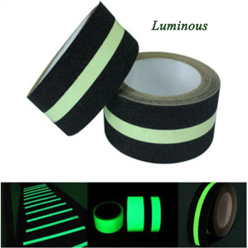 2ps 5cmx5m Reflective Warning Tape Danger Caution Barrier Remind Work Safety Protection Adhesive Tapes Marked Stairs Floor DJD01