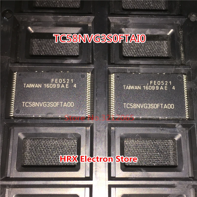 100% Новый оригинальный TC58NVG3S0FTAI0 TSOP48 8G Nand Flash TC58NVG3S0FTAIO (1 10 шт.)|chip| |