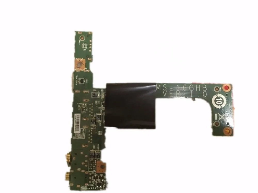 Ноутбук звуковая плата с подключением по USB для MSI GP60 Леопард 2PE MS 16GH 16GHB 1 0 б/у|laptop
