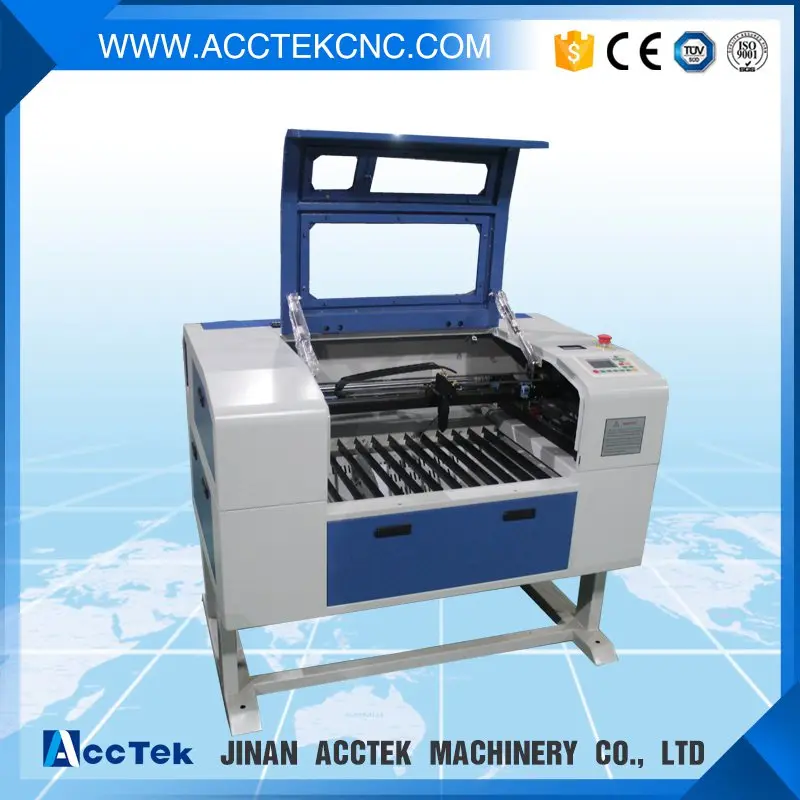 2016 новый чпу трафарет лазерной резки горячей продажи 80 Вт для дерева мдф кристалл