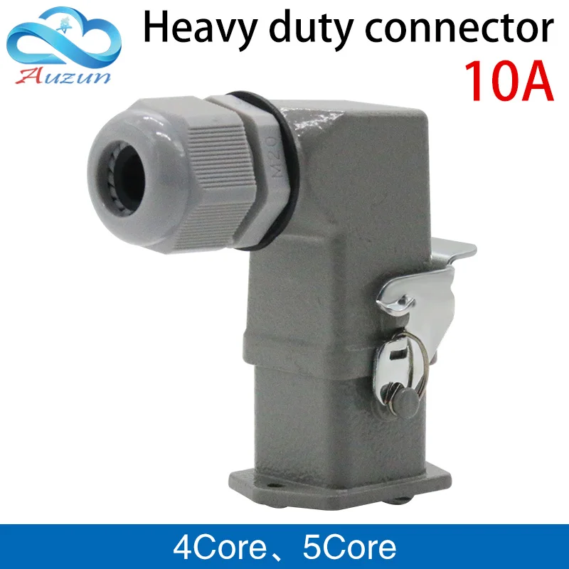 

Сверхмощный разъем 4 (3 + 1) core 5 (4 + 1) core 10A 250V HA-004-1 локоть в потоке горячего канала