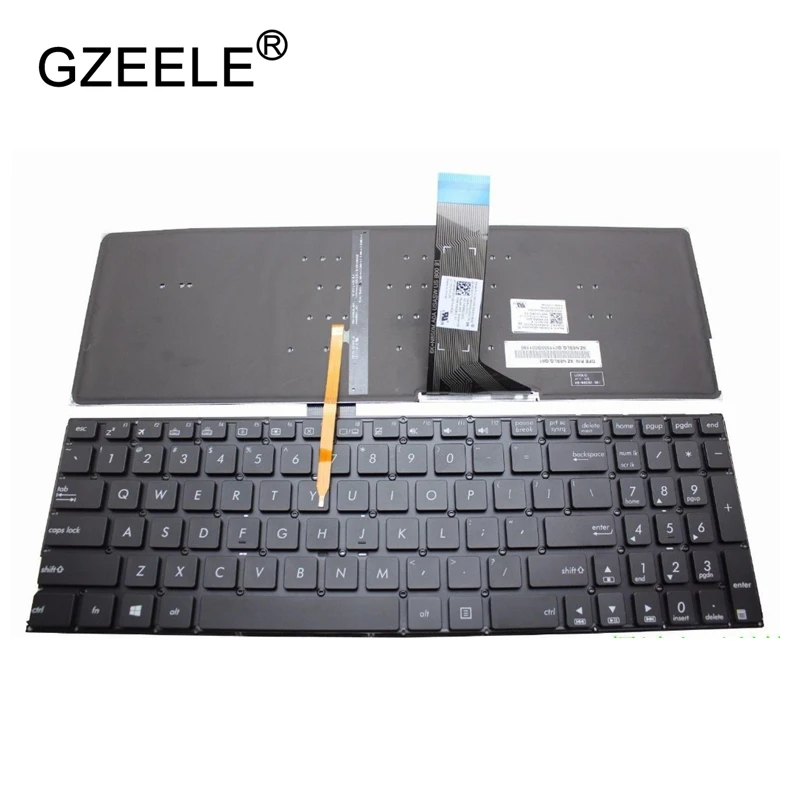 GZEELE новая клавиатура для ноутбука ASUS K501 K501U K501UB K501UQ K501UW K501UX K501L K501LB K501LX A501L A501LB ноутбук с клавиатурой с подсветкой