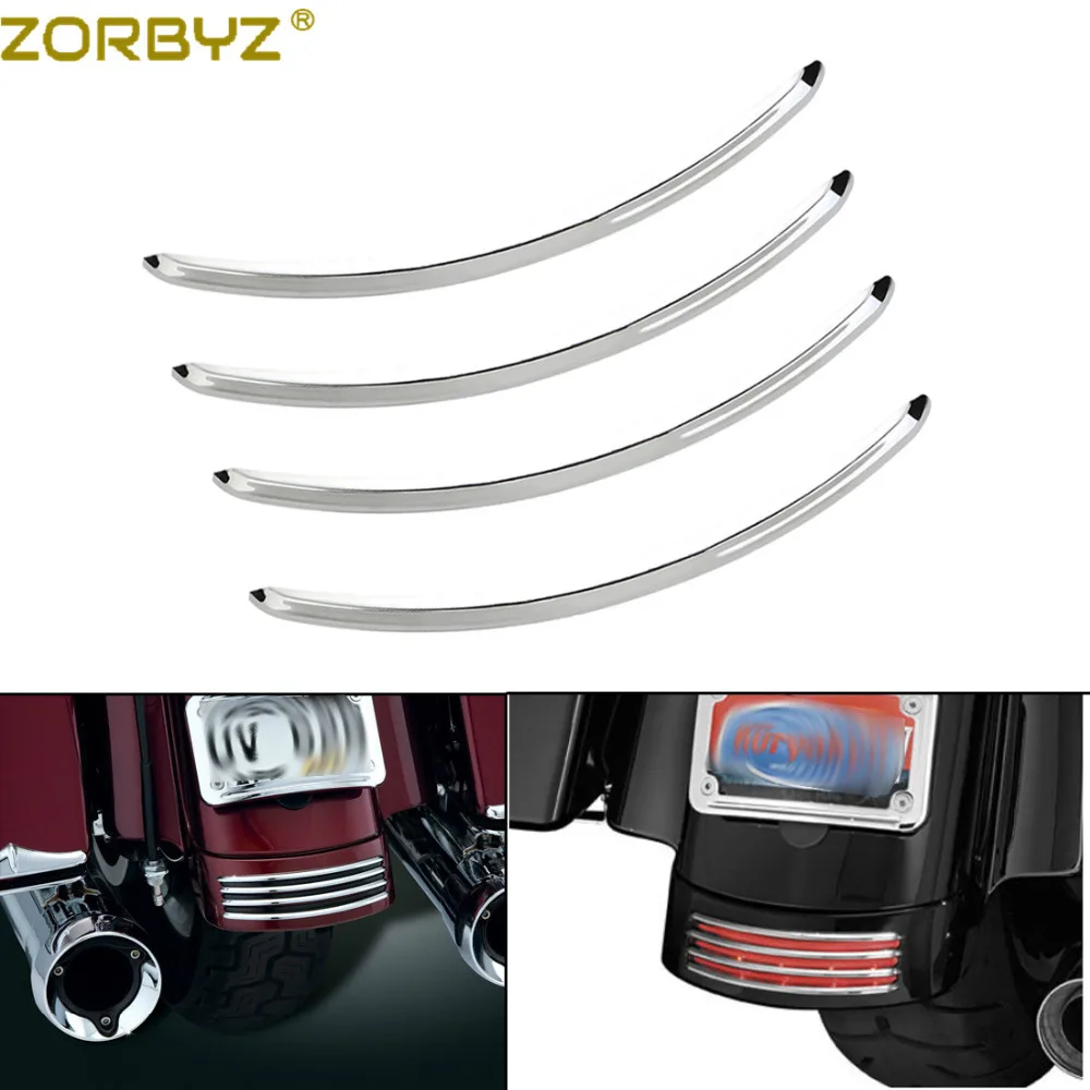 ZORBYZ мотоцикл хром заднее крыло отделка акценты для Harley Street Glides FLHX Road Glide