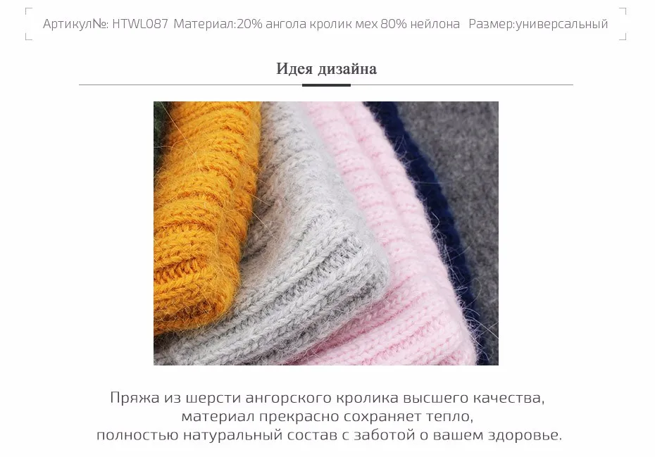 FURTALK зимняя женская шапка детская Ангорского Кролика мехом Шерстяная Шапка-бини шапка с помпоном из натурального меха женские теплые вязаные зимние головные уборы Skullies Beanies