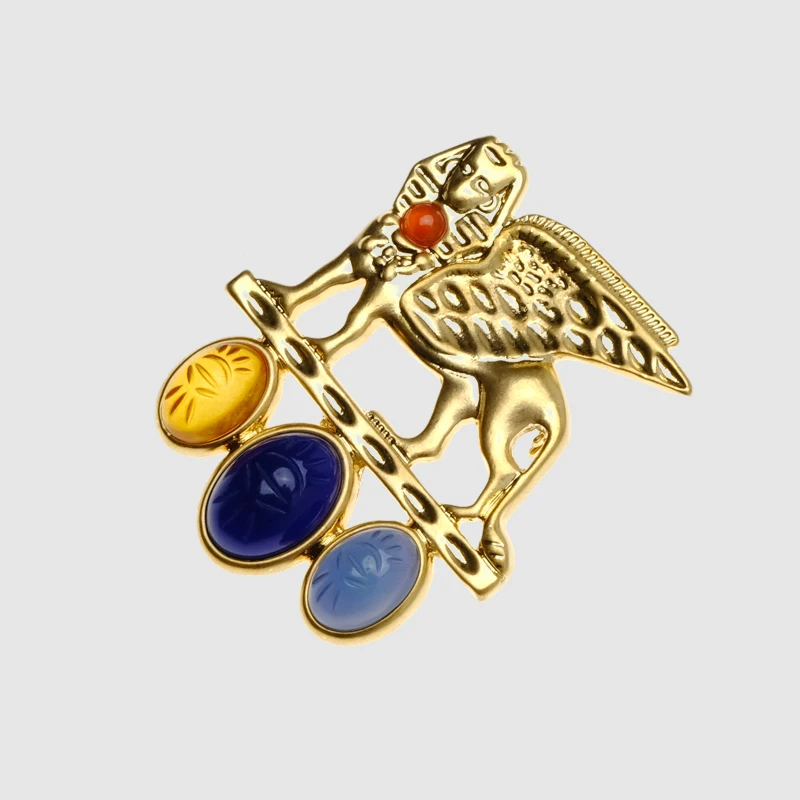 Бутик аморта животное Золотой летающий тигр броши|brand brooch|brooch brandbrooch designer |