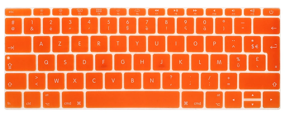 Французская клавиатура протектор для macbook retina 12 pro13 ЕС-введите A1708 A1534 A1931 крышка клавиатуры ноутбука аксессуары пленка для ноутбука