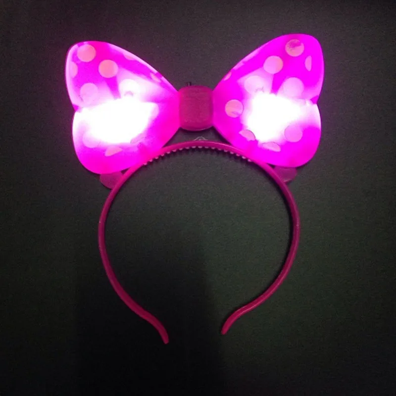 50 шт. бант голова носить игрушки Пластиковые светодиодные светящиеся реквизит