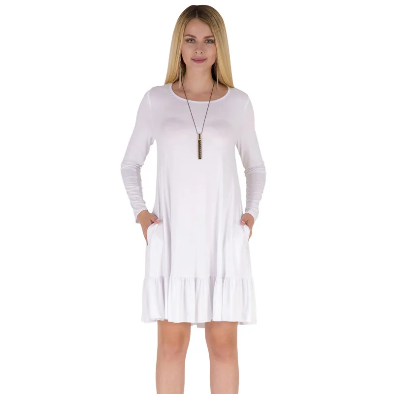 Мисс ведут себя осень 2017 г. Новинка зимы Для женщин Сплошной Цвет Модные