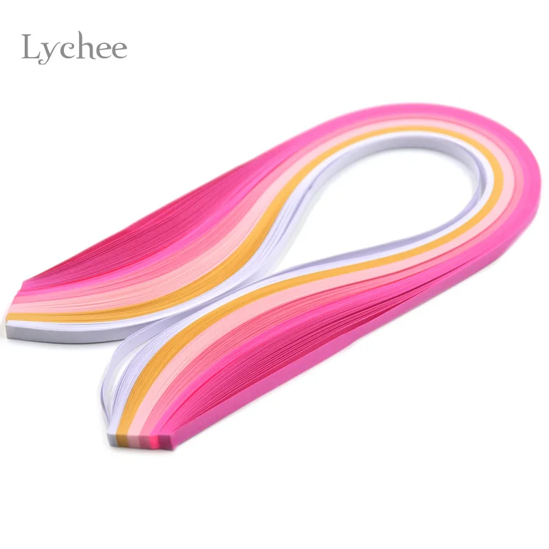 Lychee Life 120 полосок бумага для квиллинга 5 мм ширина разные цвета оригами рукоделия