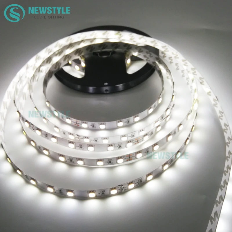 DC24V Светодиодная лента 5050 SMD 5 м 300 светодиодов 60 светодиодов/м белый/теплый