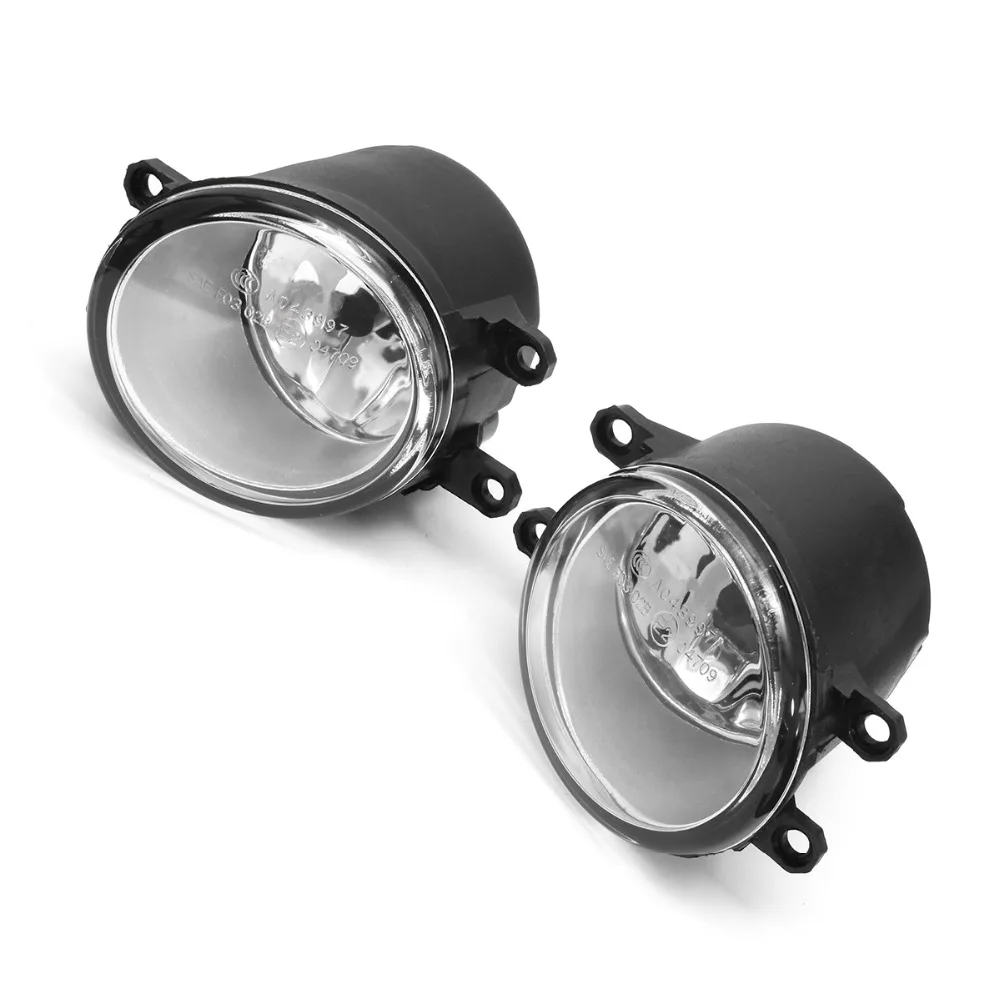 2 шт. передний бампер левый правый противотуманный фонарь лампа + черная решетка