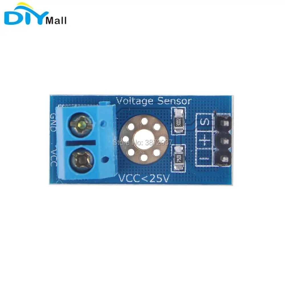 10pcs/lot Voltage Detection Sensor Module Test Electronic Bricks DC 0 25V for Arduino|Модули для умного дома| |