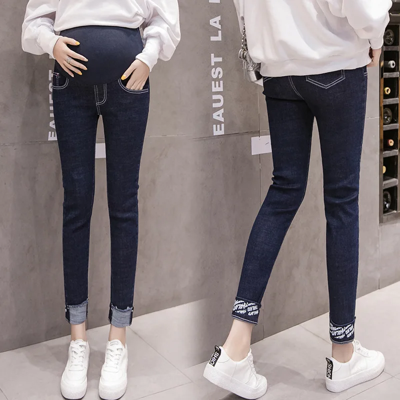 Maternity Stretch Pants Jeans For Pregnant Women Clothes Skinny Denim Pregnancy Clothing Spring Summer New | Мать и ребенок