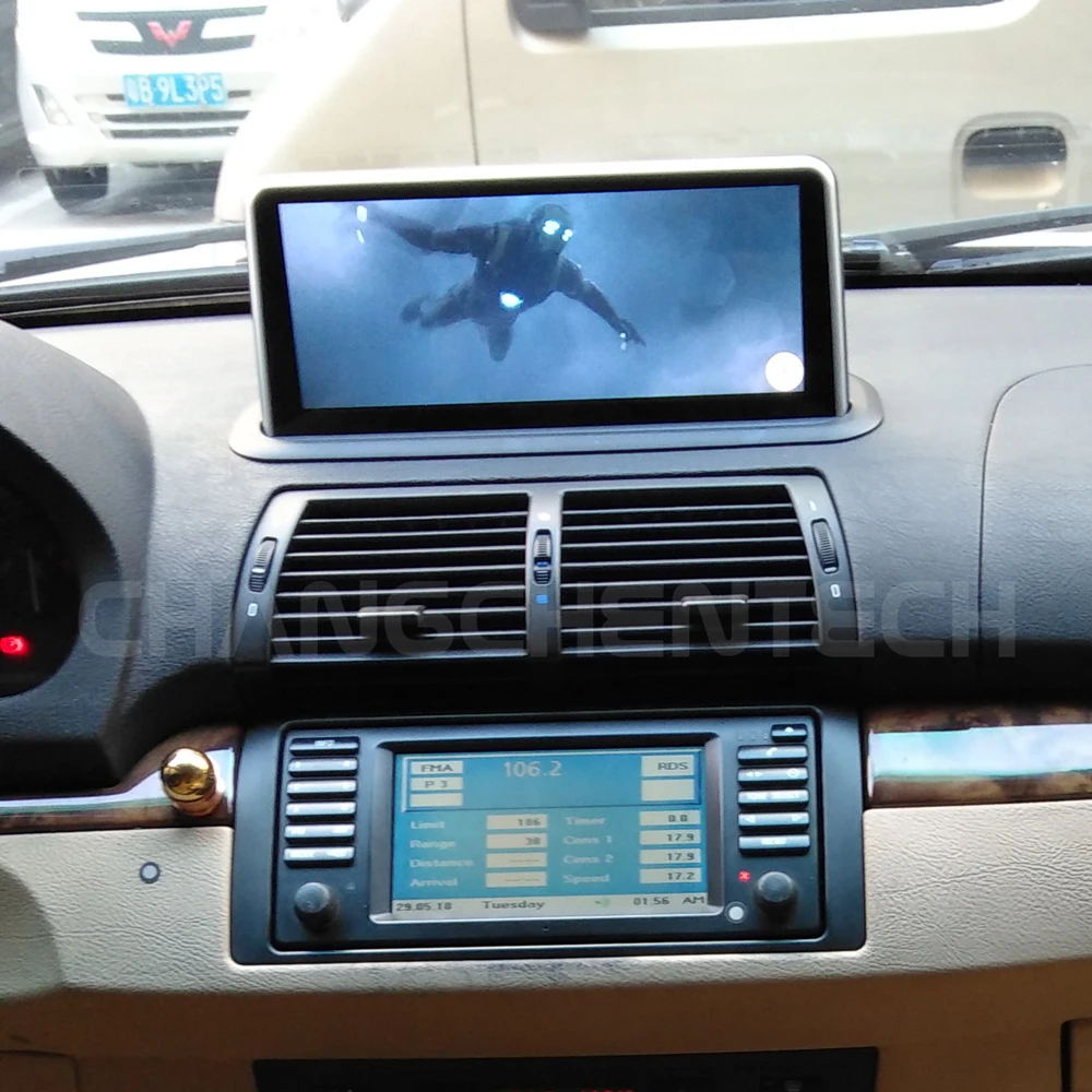 Новейший Android 9 0 64G для BMW X5 E53 Px6 Bluetooth WiFi мультимедийный автомобильный gps навигатор
