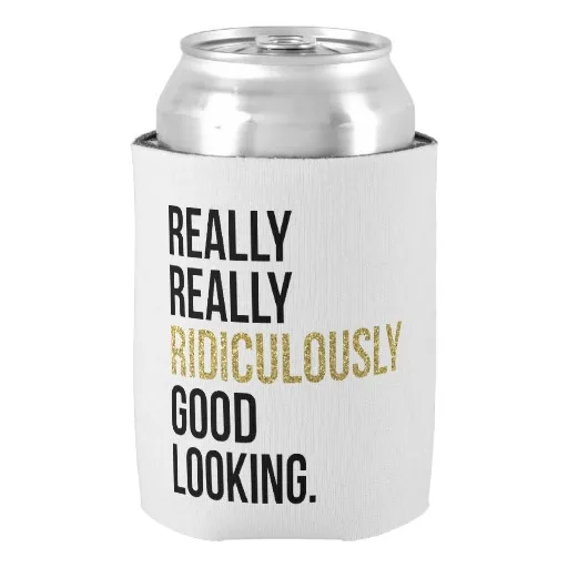 Смешные красивые баночки с цитатами Настраиваемые неопреновые аксессуары для