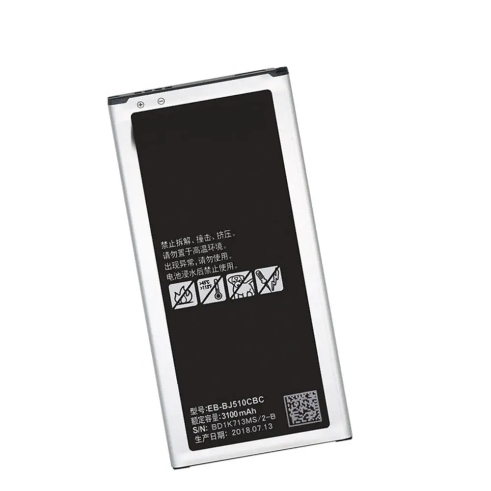 Подлинная батарея 3100 мАч EB BJ510CBC для Samsung GALAXY J5 SM J510 j5109 j5108 2016 версия батареи замены