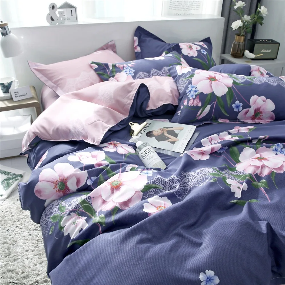 SlowDream Nordic Bedding Set Decor Home Textiles Double Queen King Bed Flat Sheet Pillowcase Bedspread 2020 Single Linen | Дом и сад