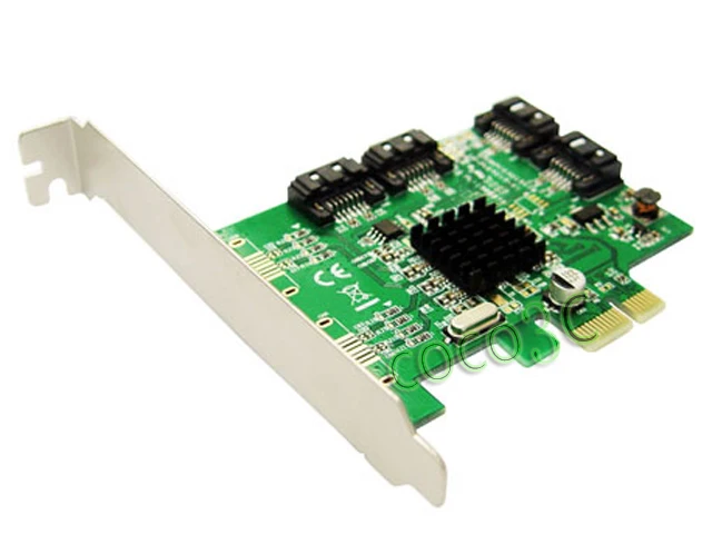Набор микросхем Marvel 88SE9215 4 порта SATA 6G PCI Express плата контроллера e к III 3 0
