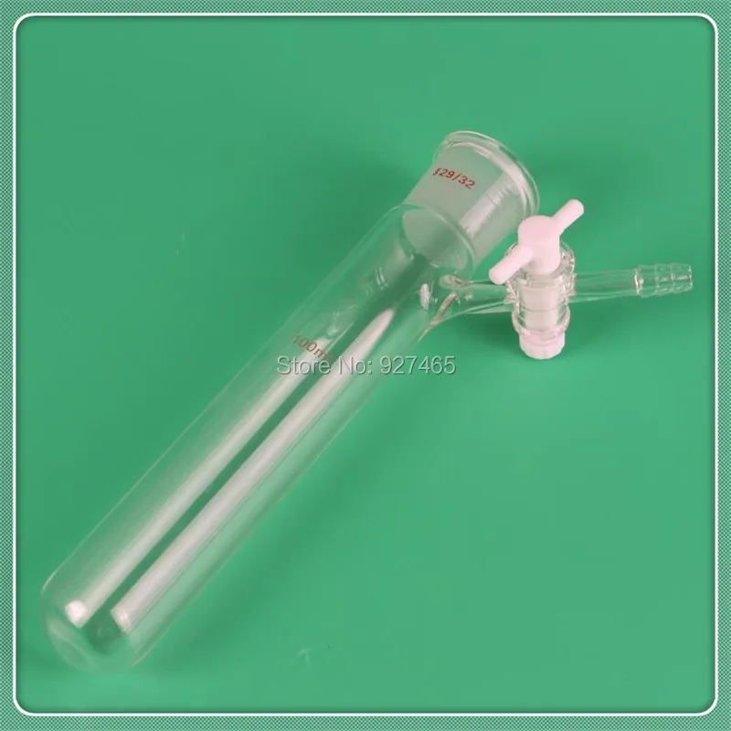 Реакционная трубка (трубка Schlenk) с PTFE стопкоком 100 мл 29/32ns|tube scope|tube replacementtube gym |