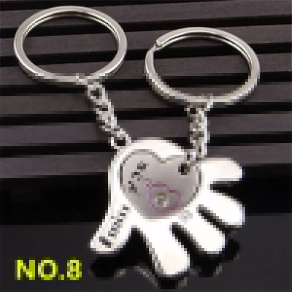 9 Style Couples Keychain Symbolizes The Love Of A Pair Key Chain Valentine's Day Lovers Couple Gifts | Украшения и аксессуары