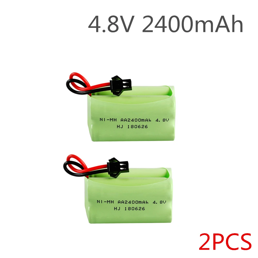 2pcsc 4 8 V 2400 мА/ч пульт дистанционного управления Управление игрушечного
