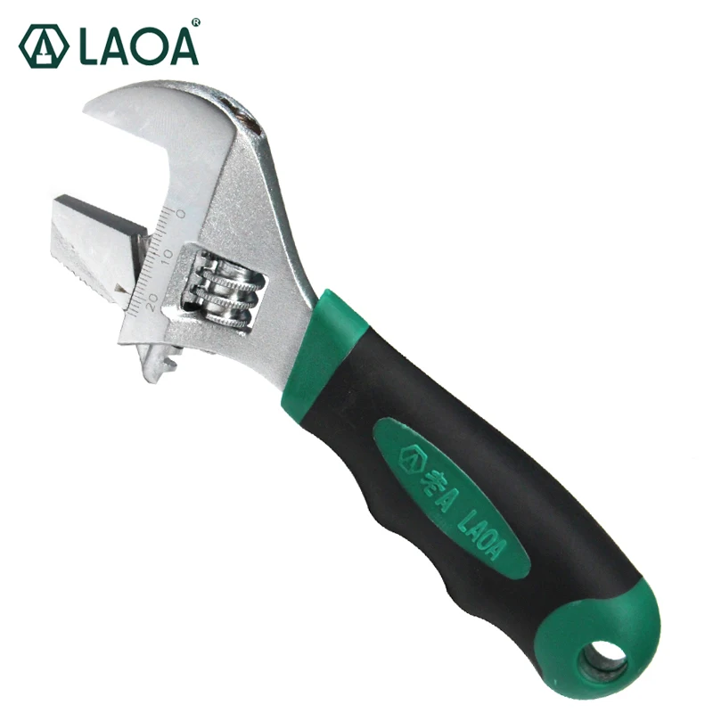 LAOA Новое Портативный короткая ручка регулируемый гаечный ключ 6 &quot/8&quot разводной