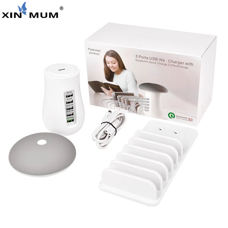 XIN MUM QC3.0 Быстрая Зарядка адаптер быстрой зарядки для iPhone Samsung Xiaomi Huawei и т. д.