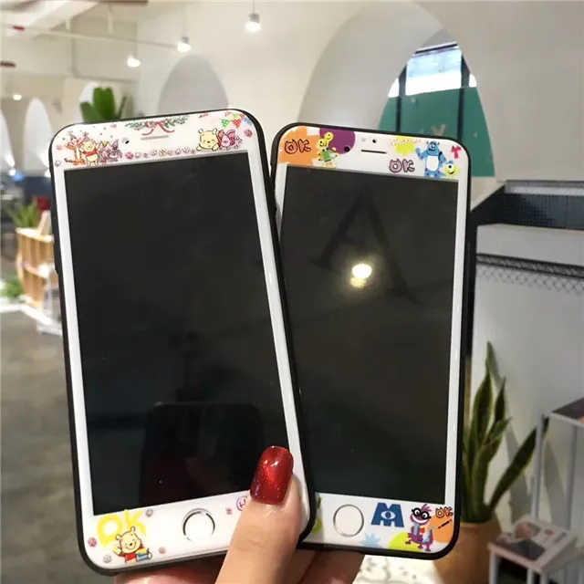 Розовая пантера цельный протектор экрана для iphone 6 6s 7 8 Plus закаленное стекло 3D 9H