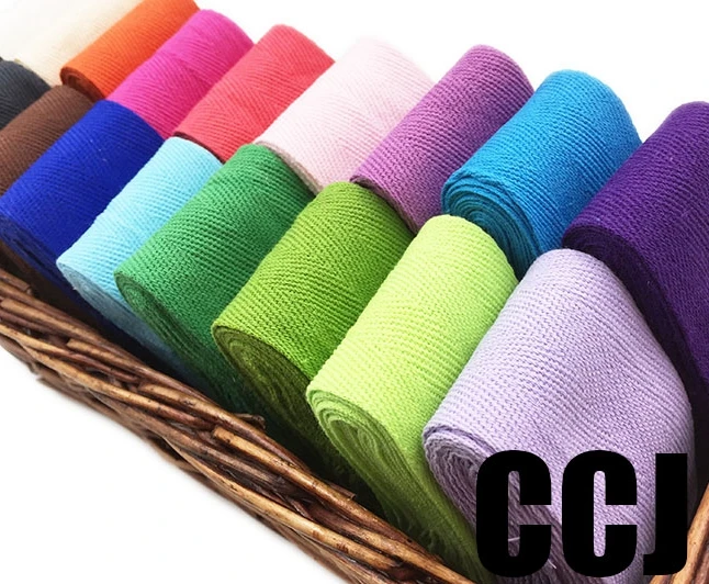 50 мм x50yard хлопок Тесьма овсянка &quotелочка&quot twill фартук Вышивание Клейкие ленты