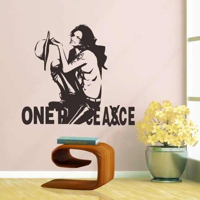 Наклейка на стену с изображением огненного кулака Ace мультяшная игровая комната