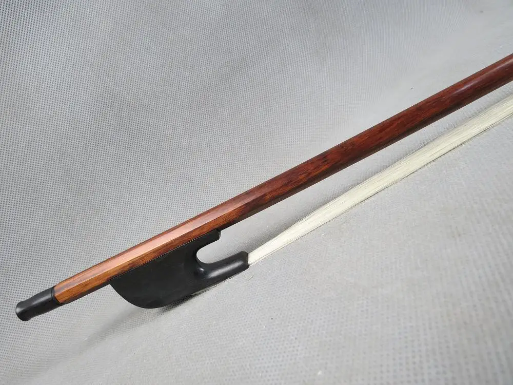 

Balance,France style letterwood bass bow,top level white bow hair #5126